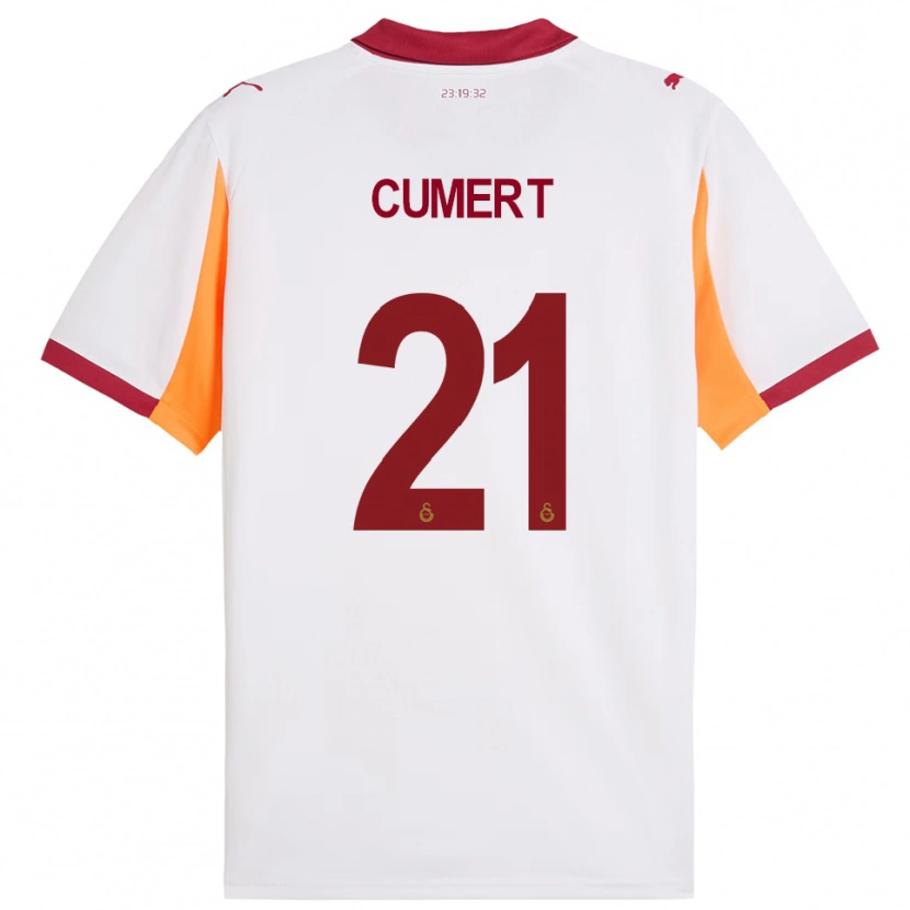 Danxen Kid Ecem Cumert #21 White Red Away Jersey 2025/26 T-Shirt