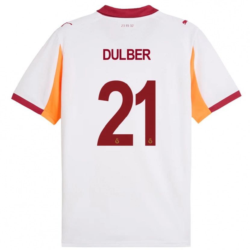 Danxen Kid Didem Dülber #21 White Red Away Jersey 2025/26 T-Shirt