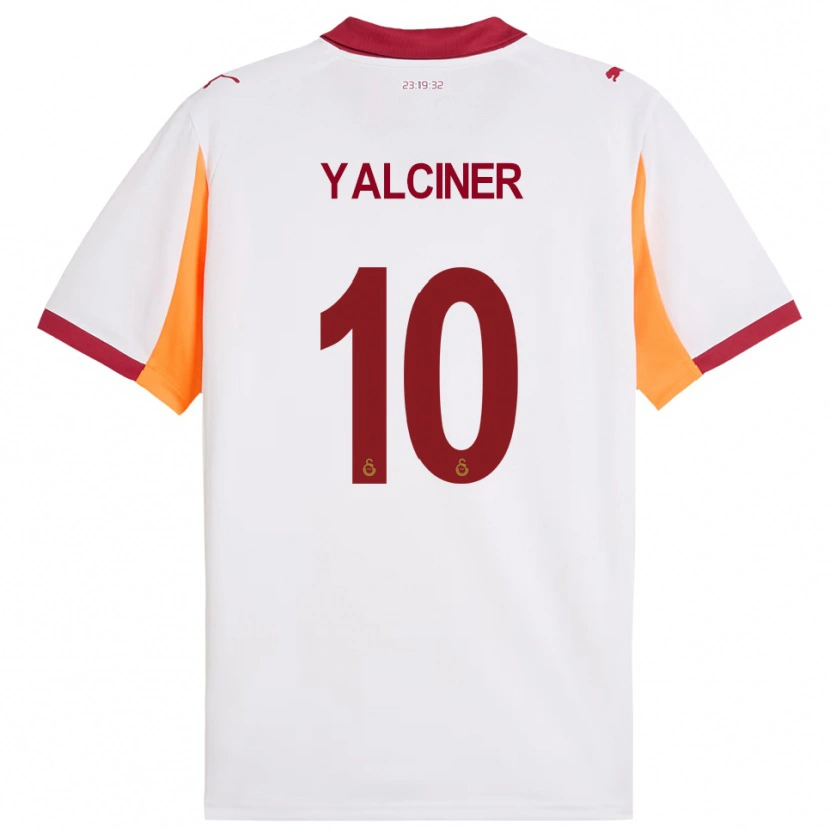Danxen Kid İsmigül Yalçıner #10 White Red Away Jersey 2025/26 T-Shirt