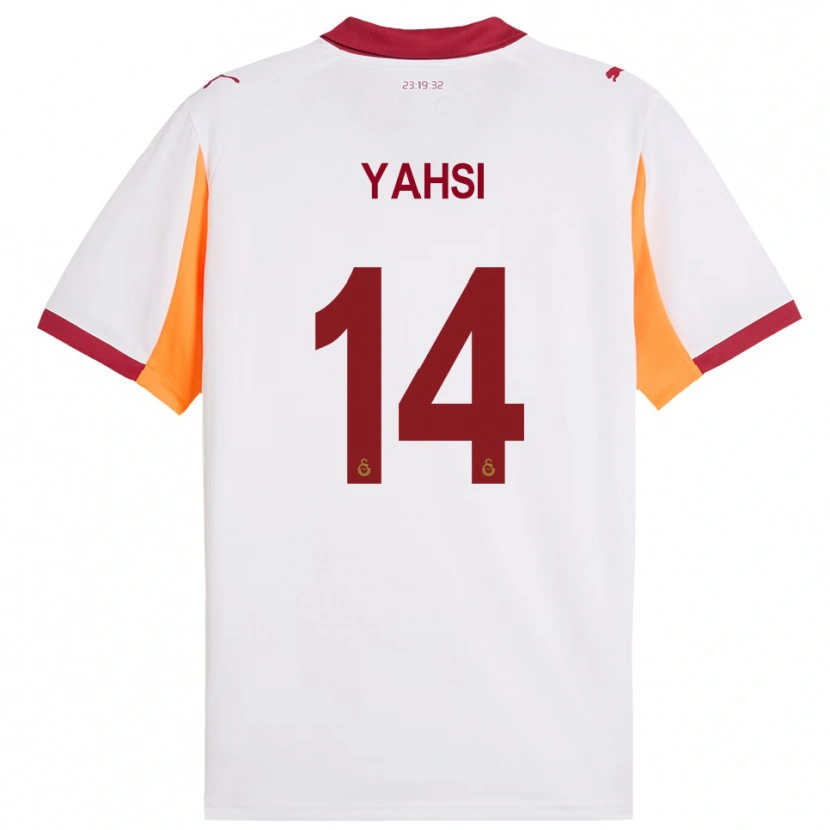 Danxen Kid İsmail Yahşi #14 White Red Away Jersey 2025/26 T-Shirt