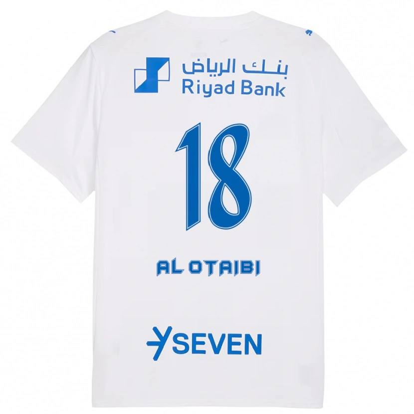 Danxen Kid Majd Al-Otaibi #18 White Blue Away Jersey 2025/26 T-Shirt