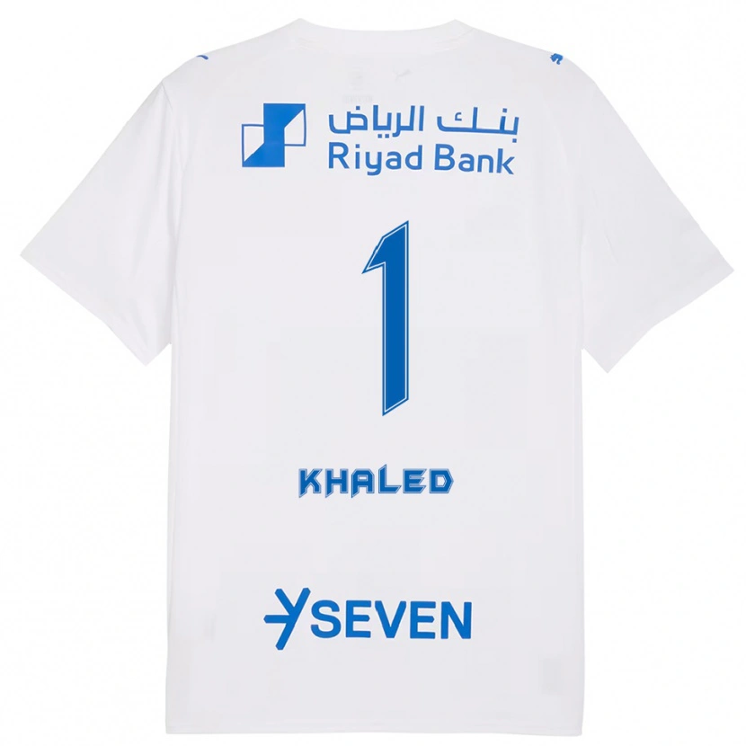 Danxen Kid Nawal Khaled #1 White Blue Away Jersey 2025/26 T-Shirt