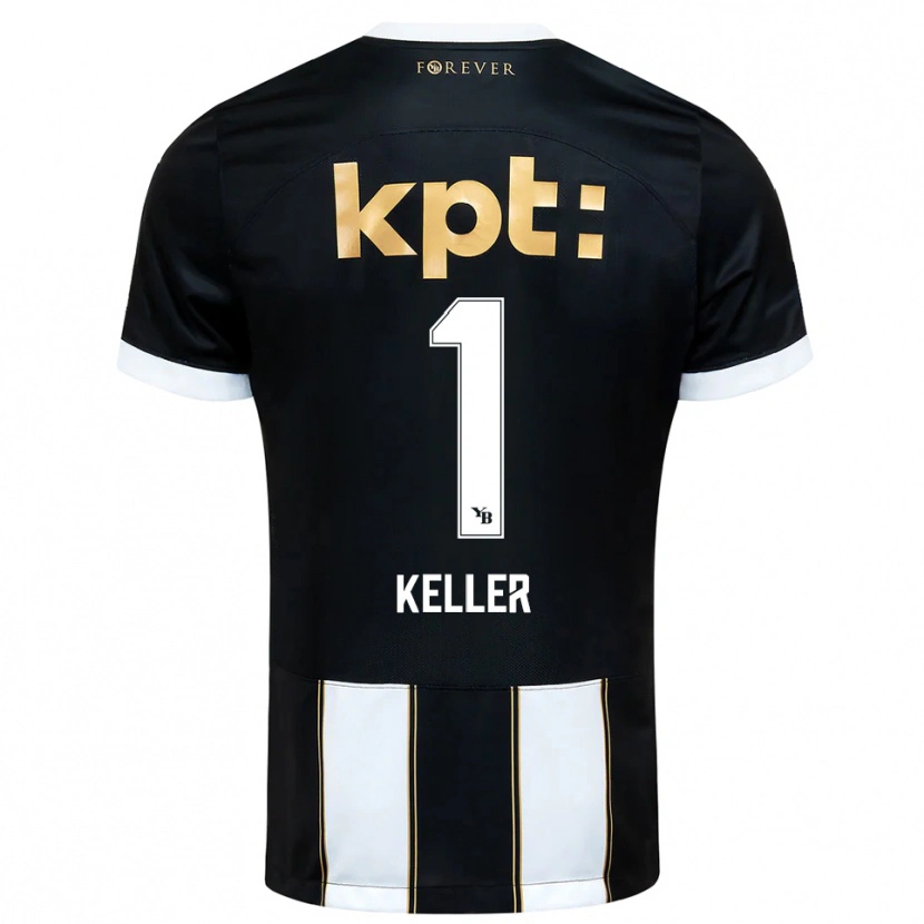 Danxen Kid Marvin Keller #1 Black White Away Jersey 2025/26 T-Shirt