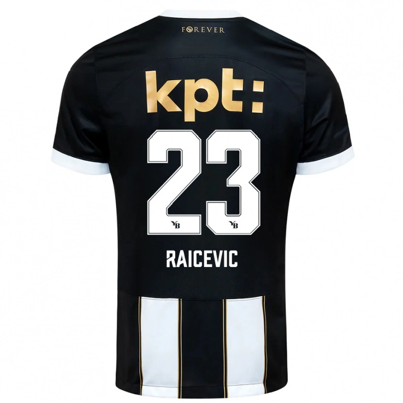 Danxen Kid Stevan Raicevic #23 Black White Away Jersey 2025/26 T-Shirt