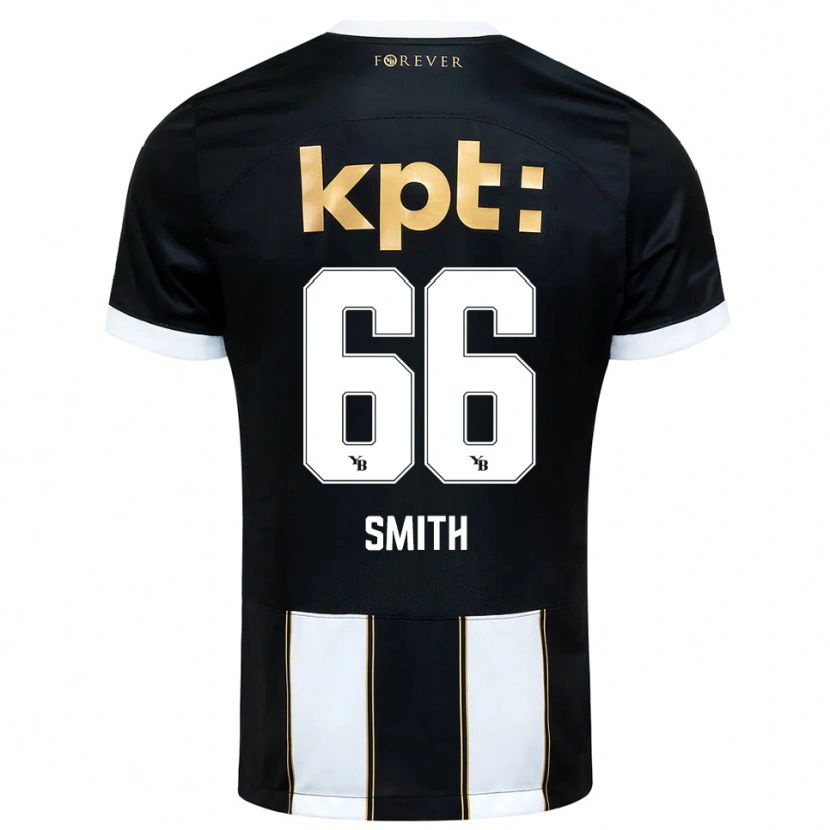 Danxen Kid Rhodri Smith #66 Black White Away Jersey 2025/26 T-Shirt
