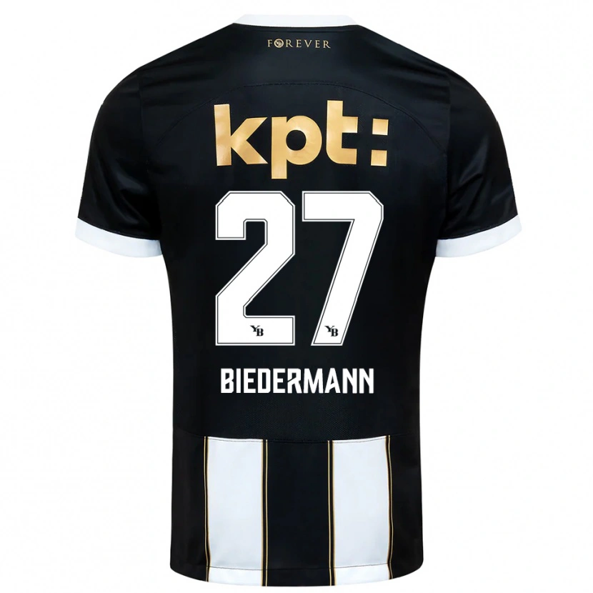 Danxen Kid Tamara Biedermann #27 Black White Away Jersey 2025/26 T-Shirt
