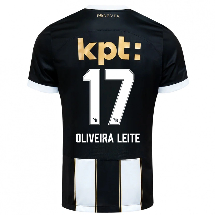 Danxen Kid Ana Oliveira Leite #17 Black White Away Jersey 2025/26 T-Shirt