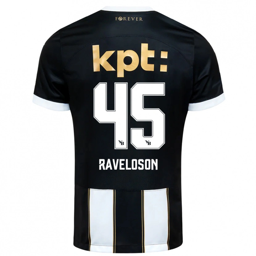 Danxen Kid Rayan Raveloson #45 Black White Away Jersey 2025/26 T-Shirt