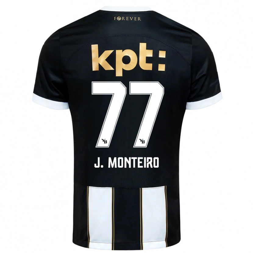 Danxen Kid Joël Monteiro #77 Black White Away Jersey 2025/26 T-Shirt