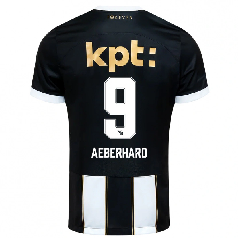 Danxen Kid Ben Aeberhard #9 Black White Away Jersey 2025/26 T-Shirt