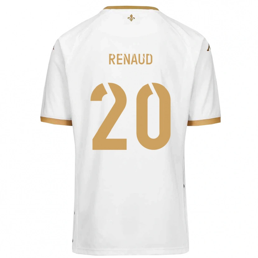 Danxen Kid Tom Renaud #20 White Gold Away Jersey 2025/26 T-Shirt