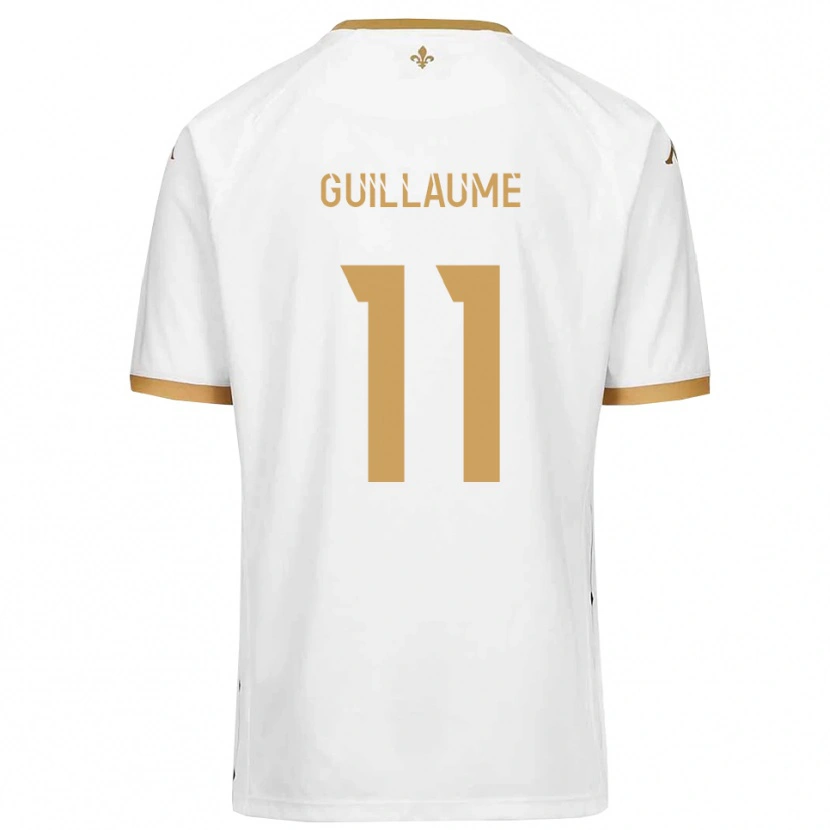 Danxen Kid Shelton Guillaume #11 White Gold Away Jersey 2025/26 T-Shirt