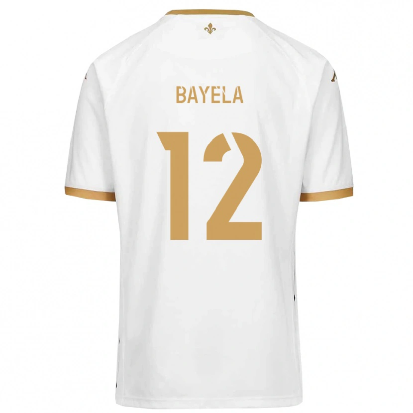 Danxen Kid Kaneyi Bayela #12 White Gold Away Jersey 2025/26 T-Shirt