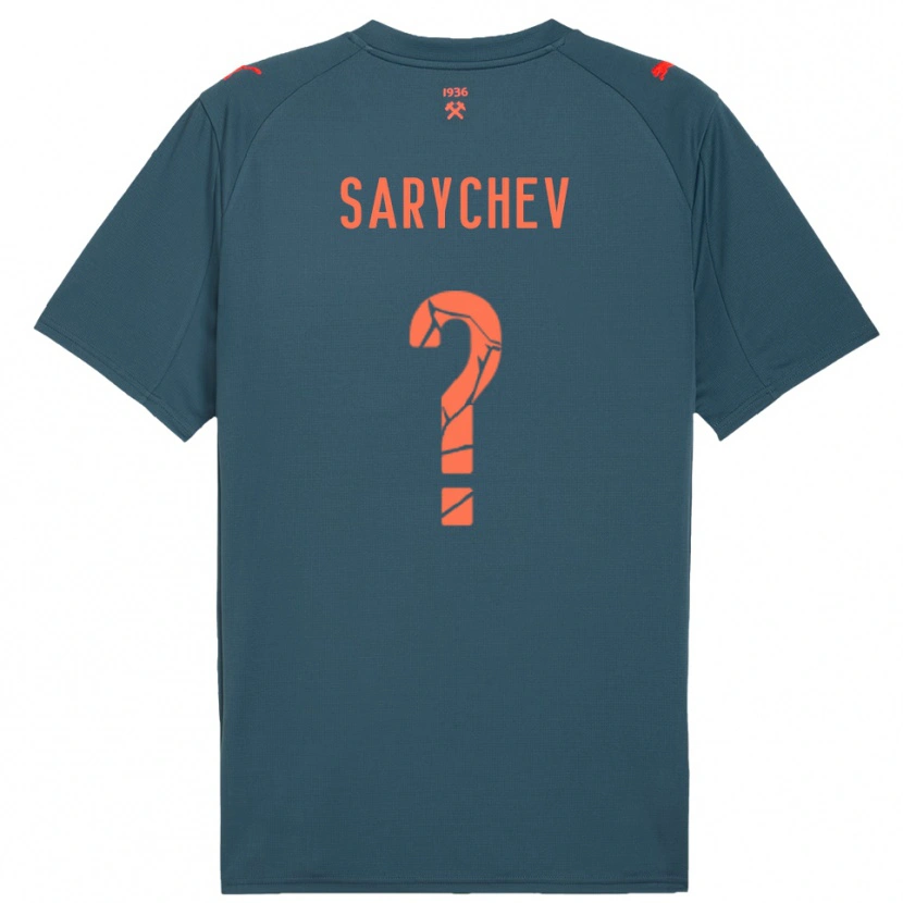 Danxen Kid Kirill Sarychev #0 Navy Red Away Jersey 2025/26 T-Shirt