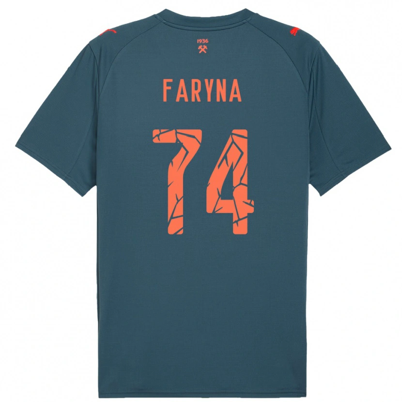 Danxen Kid Maryan Faryna #74 Navy Red Away Jersey 2025/26 T-Shirt