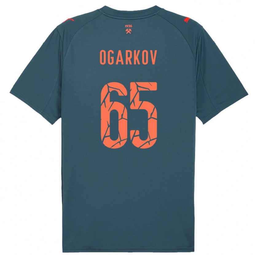 Danxen Kid Mykola Ogarkov #65 Navy Red Away Jersey 2025/26 T-Shirt