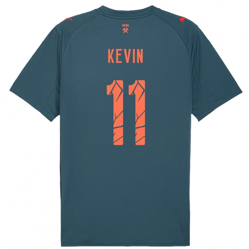 Danxen Kid Kevin #11 Navy Red Away Jersey 2025/26 T-Shirt