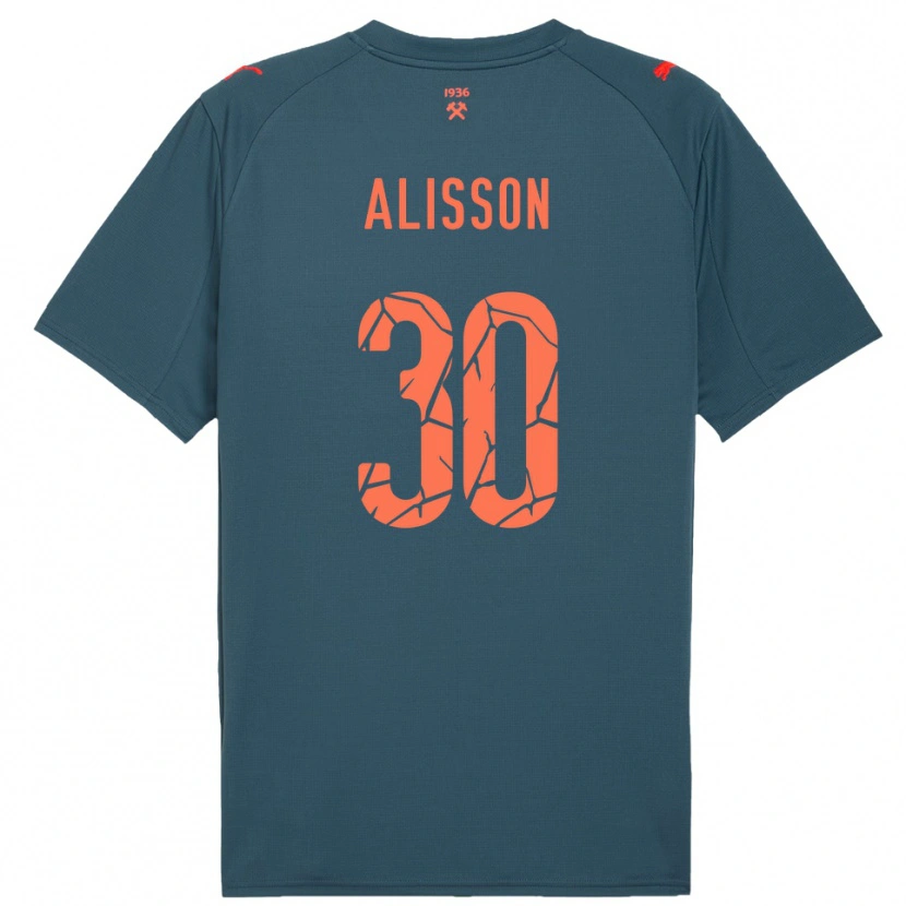 Danxen Kid Alisson #30 Navy Red Away Jersey 2025/26 T-Shirt