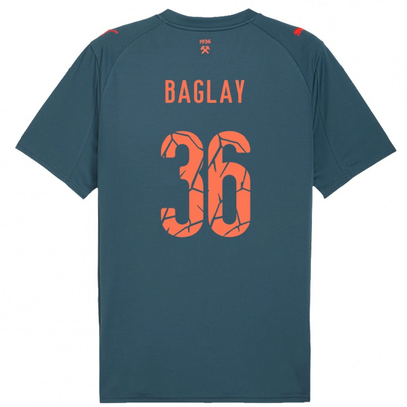 Danxen Kid Rostyslav Baglay #36 Navy Red Away Jersey 2025/26 T-Shirt