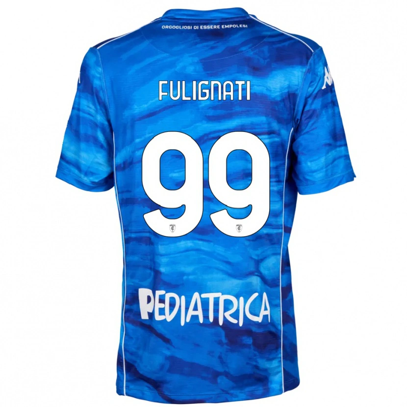 Danxen Men Andrea Fulignati #99 Blue White Home Jersey 2025/26 T-Shirt