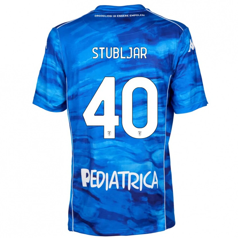 Danxen Men Lovro Stubljar #40 Blue White Home Jersey 2025/26 T-Shirt