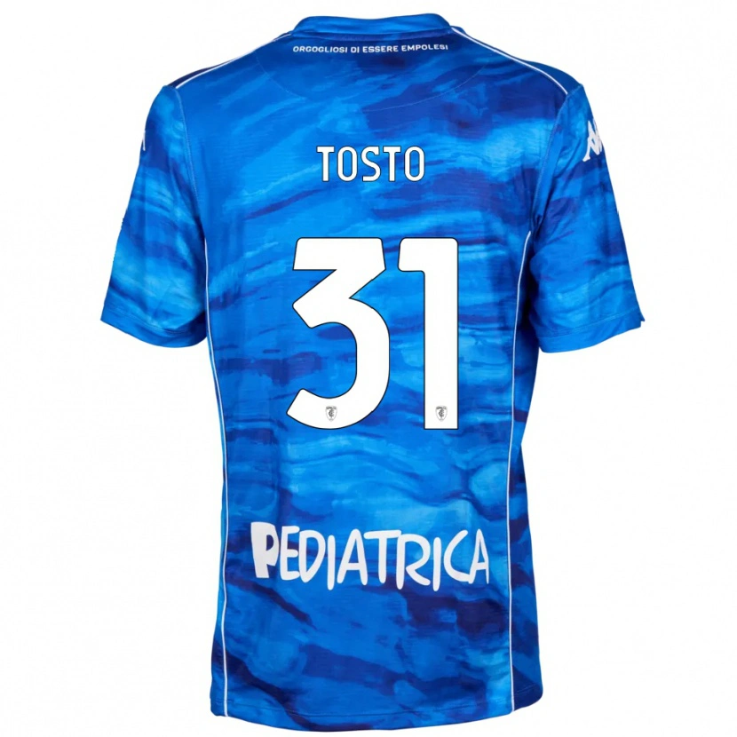 Danxen Men Lorenzo Tosto #31 Blue White Home Jersey 2025/26 T-Shirt