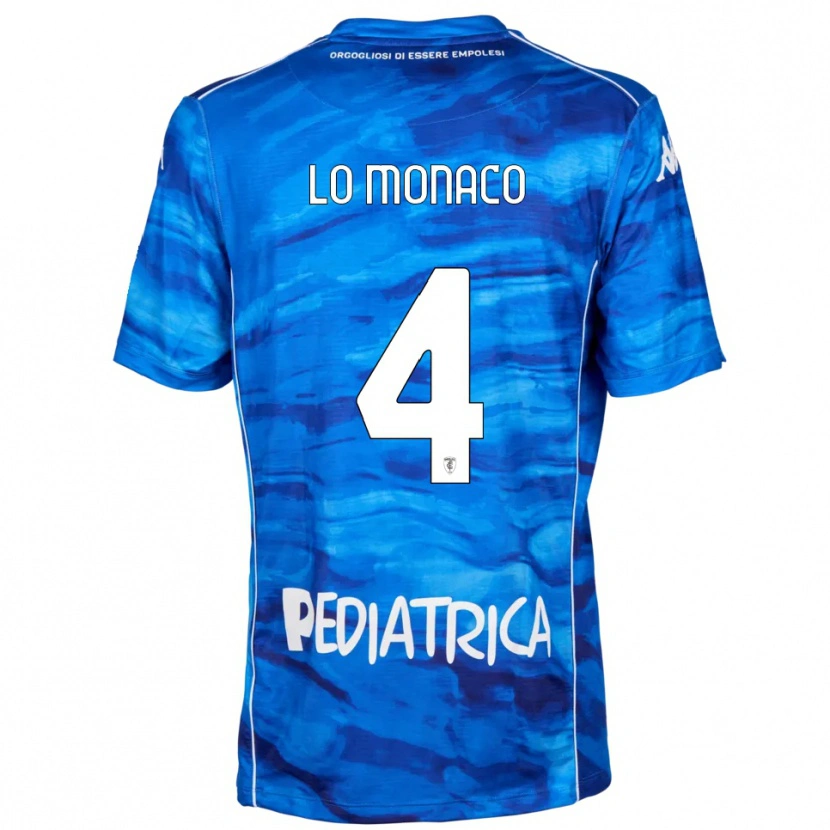 Danxen Men Luca Lo Monaco #4 Blue White Home Jersey 2025/26 T-Shirt