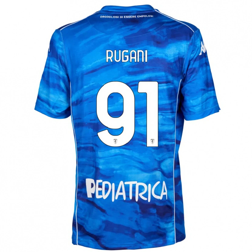Danxen Men Tommaso Rugani #91 Blue White Home Jersey 2025/26 T-Shirt