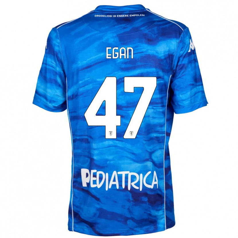 Danxen Men Matteo Egan #47 Blue White Home Jersey 2025/26 T-Shirt