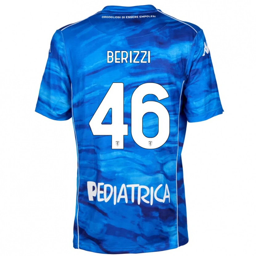 Danxen Men Roberto Berizzi #46 Blue White Home Jersey 2025/26 T-Shirt