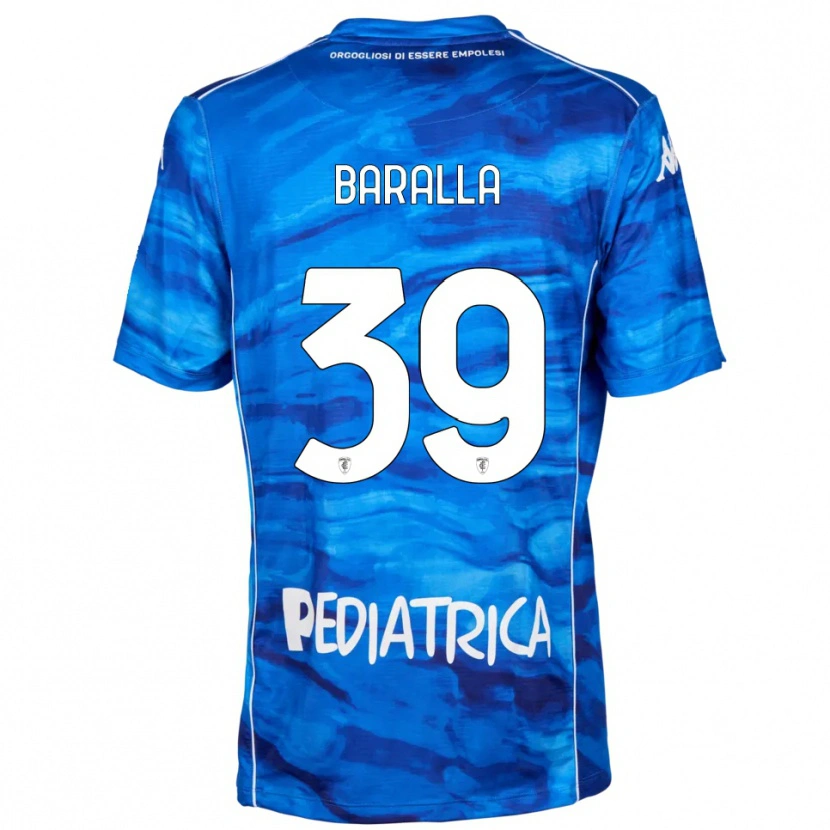Danxen Men Alessio Baralla #39 Blue White Home Jersey 2025/26 T-Shirt