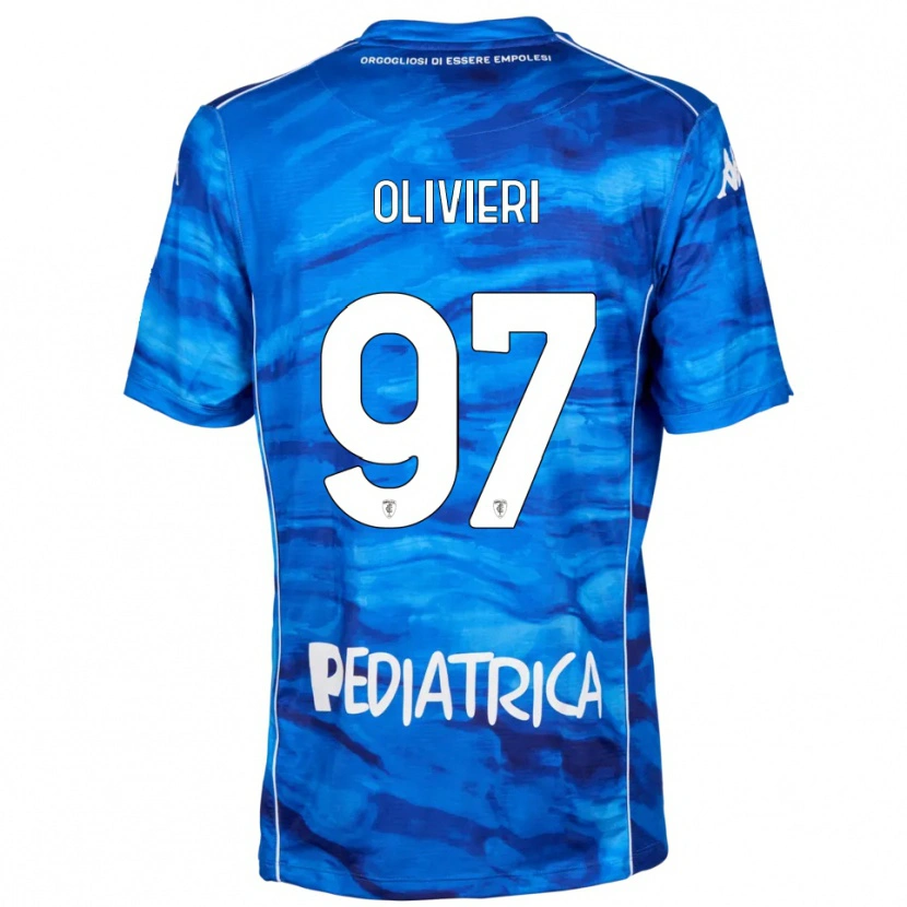 Danxen Men Alessandro Olivieri #97 Blue White Home Jersey 2025/26 T-Shirt