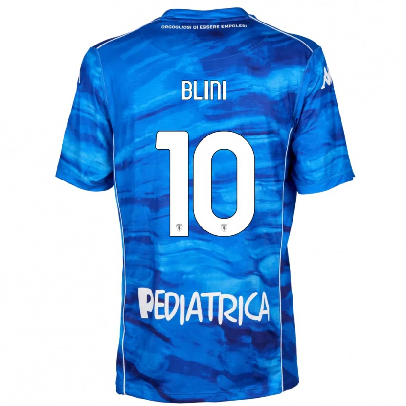 Danxen Men Oliver Blini #10 Blue White Home Jersey 2025/26 T-Shirt