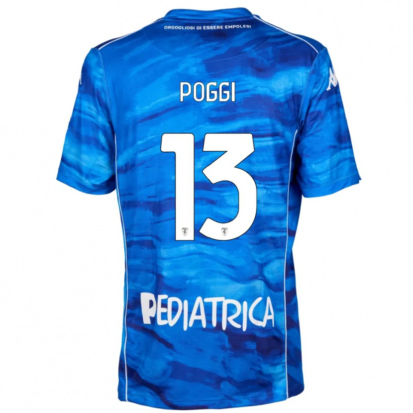 Danxen Men Riccardo Poggi #13 Blue White Home Jersey 2025/26 T-Shirt