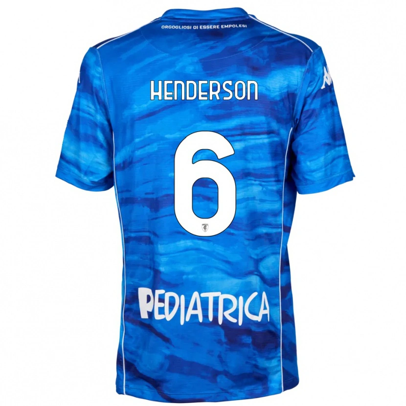 Danxen Men Liam Henderson #6 Blue White Home Jersey 2025/26 T-Shirt