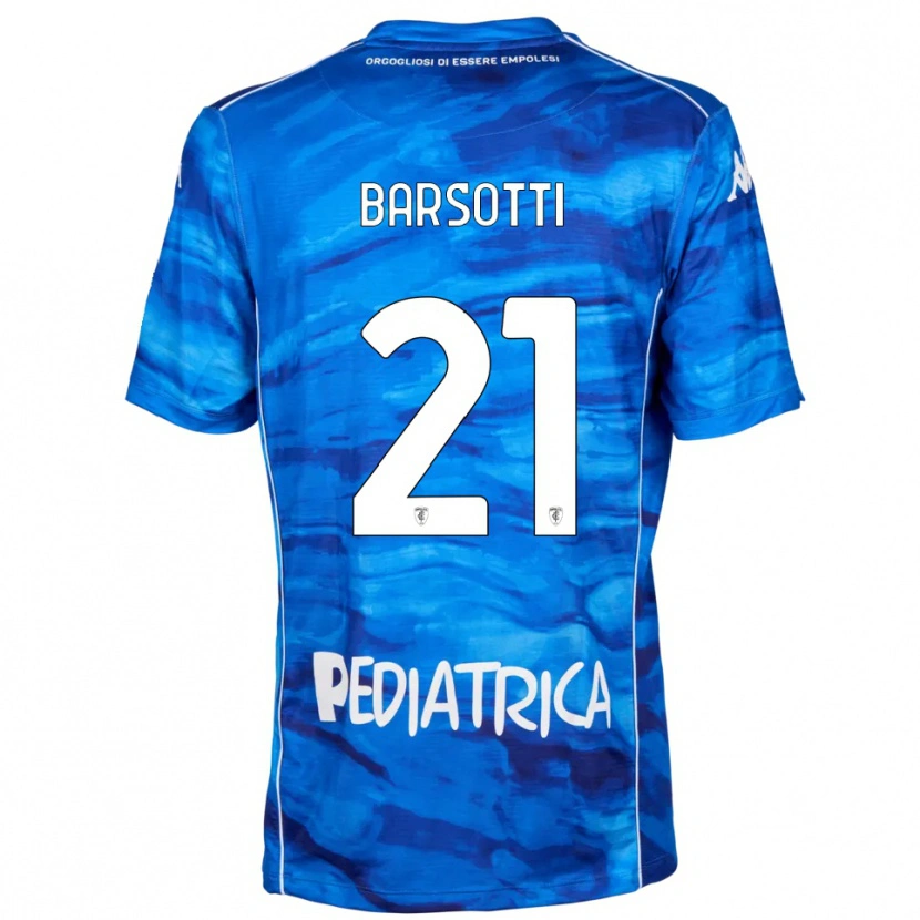 Danxen Men Leonardo Barsotti #21 Blue White Home Jersey 2025/26 T-Shirt