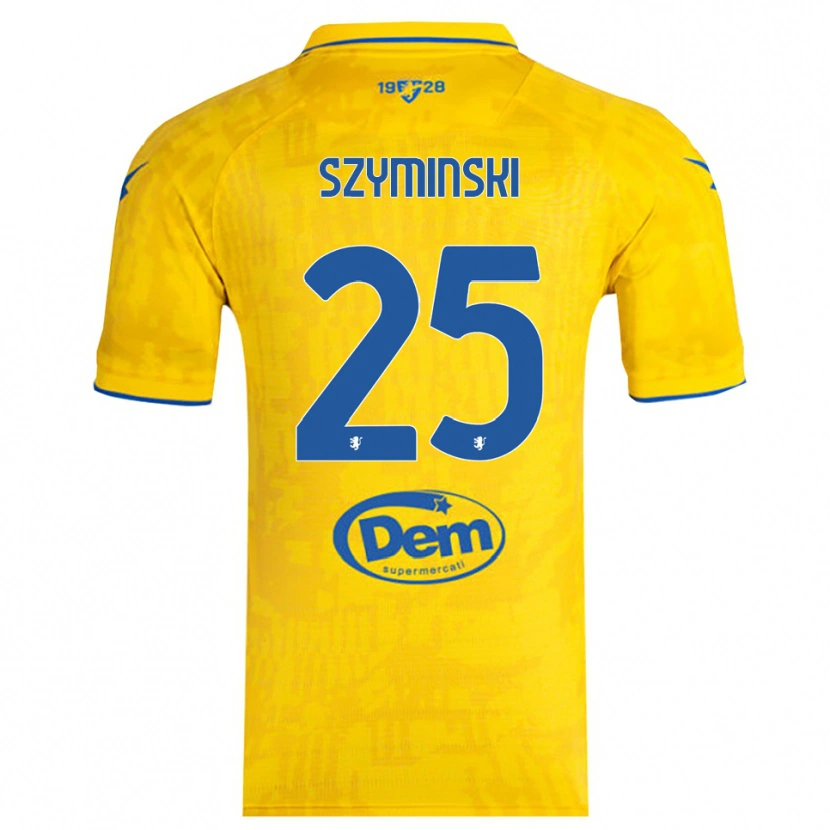 Danxen Men Przemyslaw Szyminski #25 Yellow Blue Home Jersey 2025/26 T-Shirt