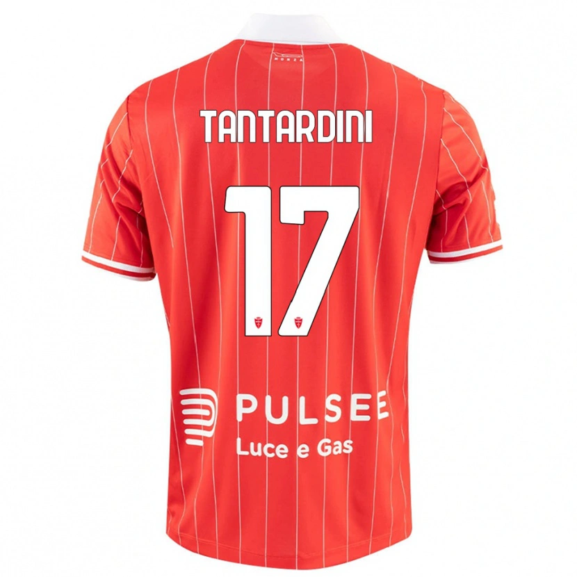 Danxen Men Tommaso Tantardini #17 Red White Home Jersey 2025/26 T-Shirt