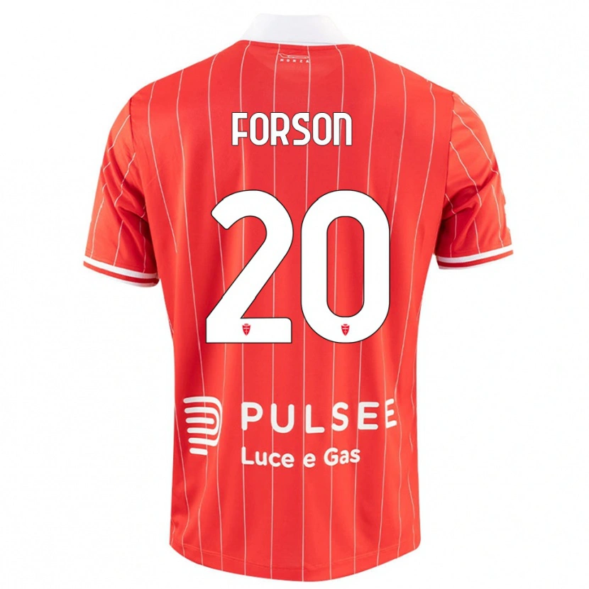 Danxen Men Omari Forson #20 Red White Home Jersey 2025/26 T-Shirt