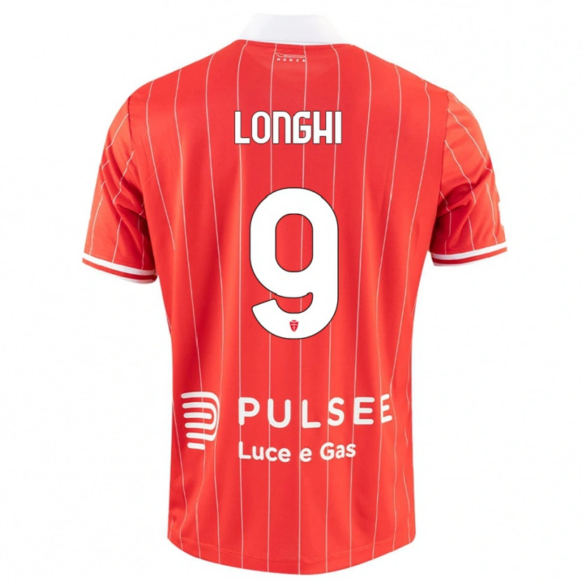 Danxen Men Jordan Longhi #9 Red White Home Jersey 2025/26 T-Shirt