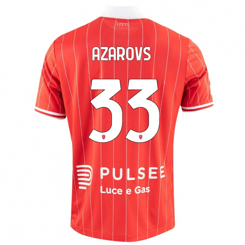 Danxen Men Timurs Azarovs #33 Red White Home Jersey 2025/26 T-Shirt