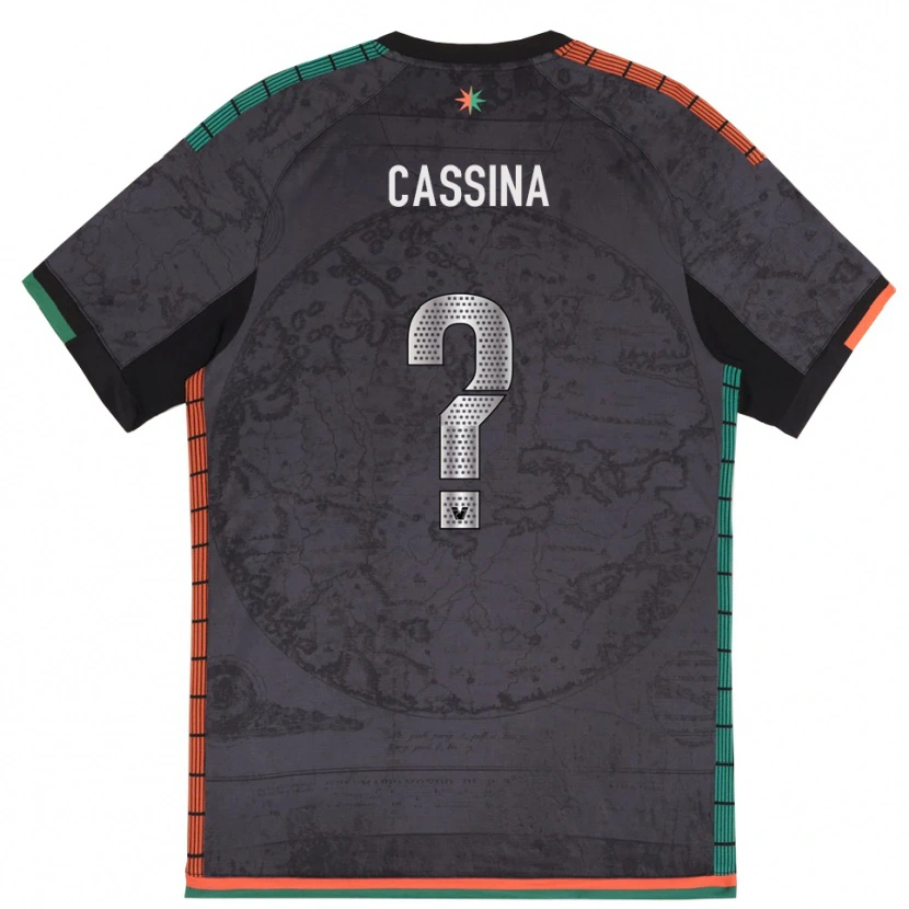 Danxen Men Tommaso Cassina #0 Dark Gray Home Jersey 2025/26 T-Shirt