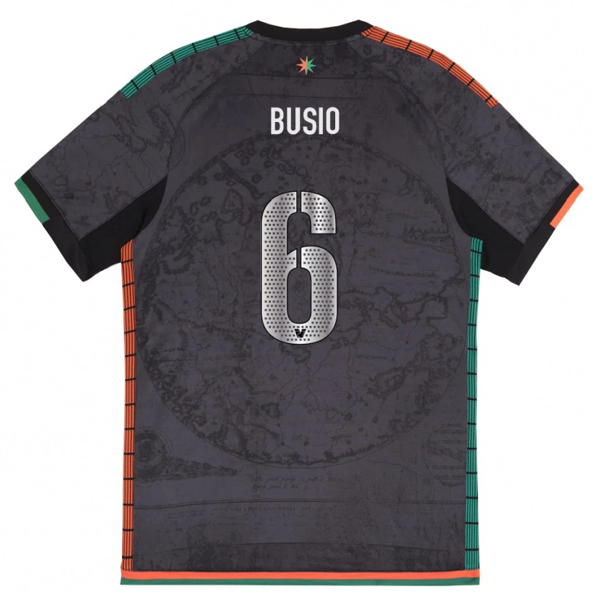 Danxen Men Gianluca Busio #6 Dark Gray Home Jersey 2025/26 T-Shirt