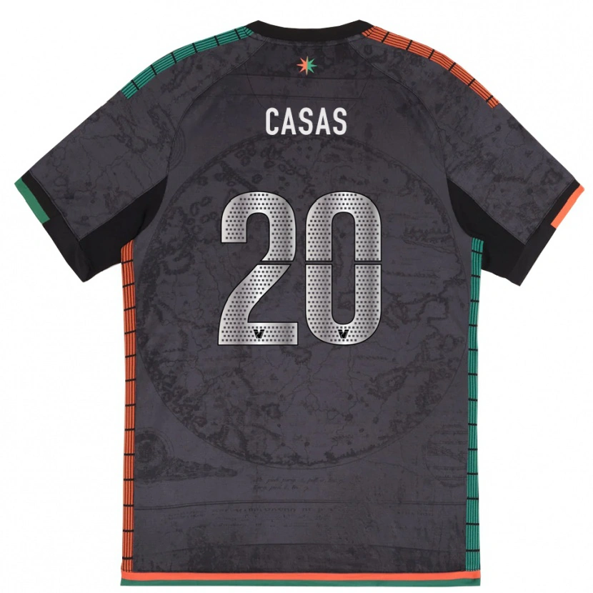 Danxen Men Antonio Casas #20 Dark Gray Home Jersey 2025/26 T-Shirt