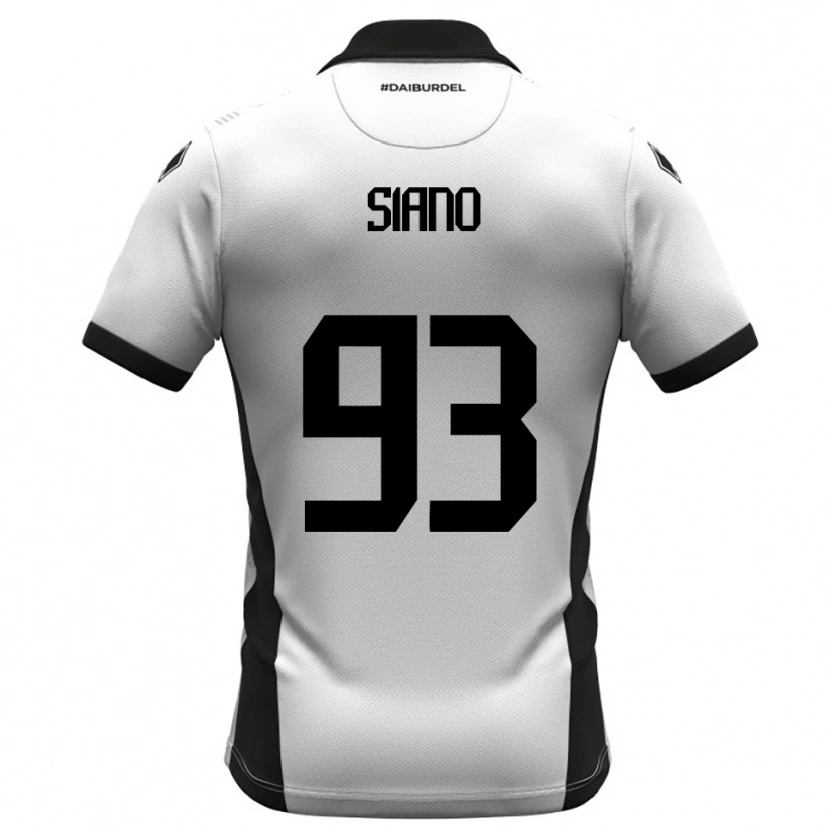 Danxen Men Alessandro Siano #93 White Black Orange Home Jersey 2025/26 T-Shirt