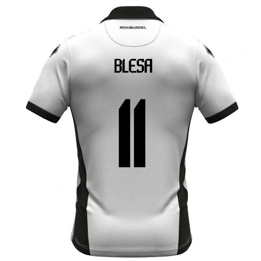 Danxen Men Jalen Blesa #11 White Black Orange Home Jersey 2025/26 T-Shirt