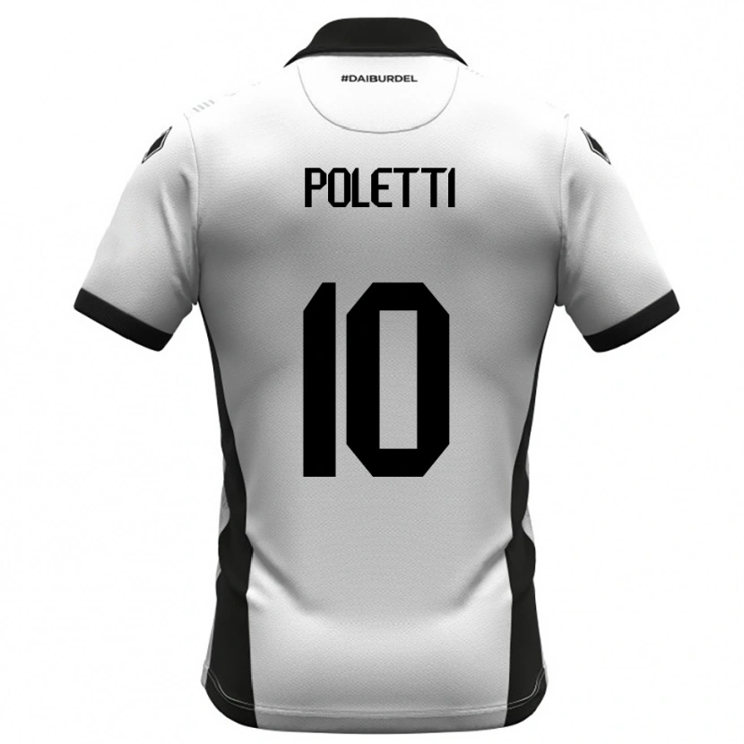 Danxen Men Thomas Poletti #10 White Black Orange Home Jersey 2025/26 T-Shirt