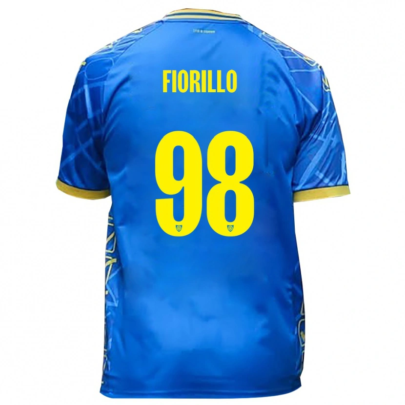 Danxen Men Vincenzo Fiorillo #98 Sky Blue Yellow Home Jersey 2025/26 T-Shirt