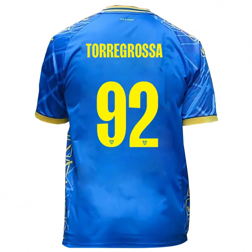 Danxen Men Ernesto Torregrossa #92 Sky Blue Yellow Home Jersey 2025/26 T-Shirt