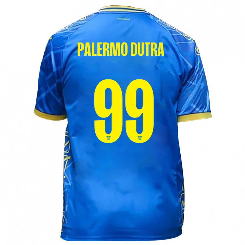 Danxen Men Ryduan Palermo Dutra #99 Sky Blue Yellow Home Jersey 2025/26 T-Shirt
